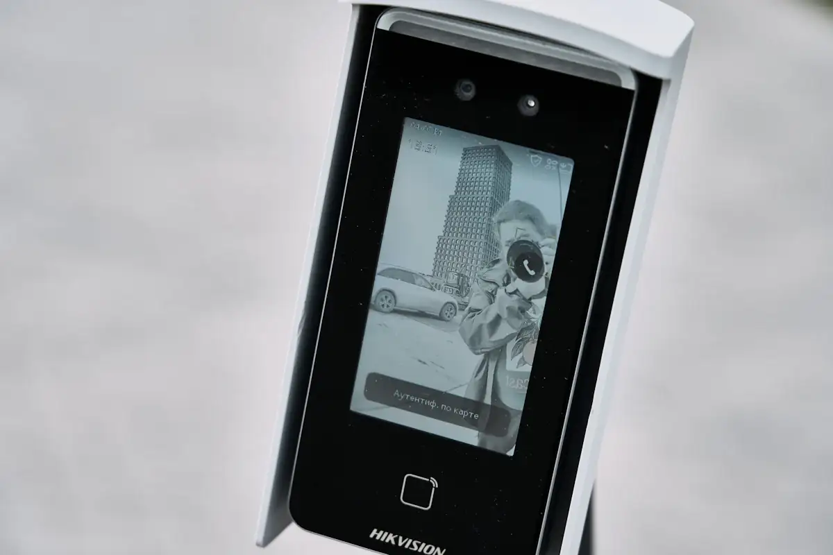Access control terminal at an estate gate